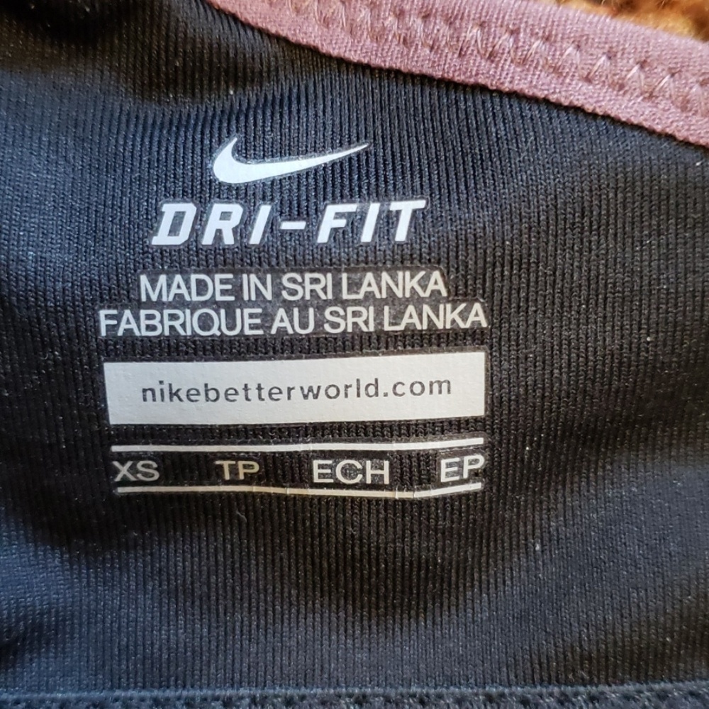 Nike Dri-Fit XS Purple Racerback Sports Bra - Picture 6 of 7